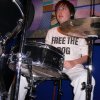 giuseppe con il primo drumset